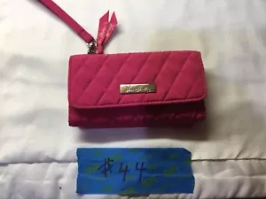 Vera Bradley Trifold Wallet Fuchsia - Picture 1 of 5