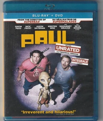 Paul 2 Disc Blu-Ray & DVD Movie Unrated & Theatrical Version Alien Adventure - Image 1 of 2