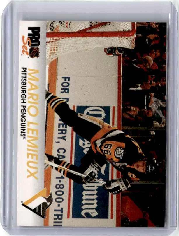 1992-93 Pro Set Mario Lemieux E Pittsburgh Penguins #139 - Image 1 of 2