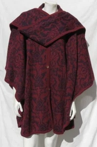 NOVICA Peru Alpaca Wool Sweater Ruana Shawl Cape Wrap Poncho US OS MINT - Picture 1 of 6