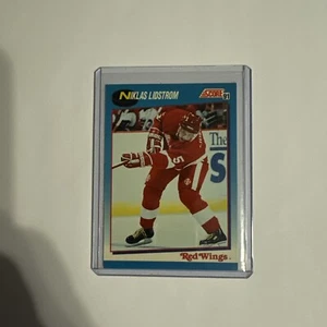 1991-92 Partitur #621 Niklas Lidstrom Rookie Karte RC Detroit Red Wings - Bild 1 von 2