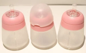 Nanobebe Bottles Flexy Anti Colic Natural Feel Silicone 9oz 3pk *Missing Caps* - Picture 1 of 3