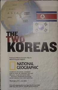 Mapa de National Geographic de las dos Coreas 2003 - Imagen 1 de 3