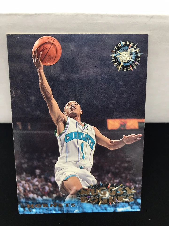 Muggsy Bogues 1995-96 Topps Stadium Club NBA Basketball #65 Charlotte Hornets - Image 1 of 3
