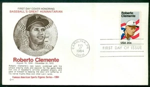 ROBERTO CLEMENTE FDC - SOS COVERS CACHET - Picture 1 of 1