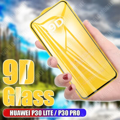 Pellicola Vetro Temperato per Huawei P30 Lite Pro Totale Proteggi Schermo Cover - Immagine 1 di 4
