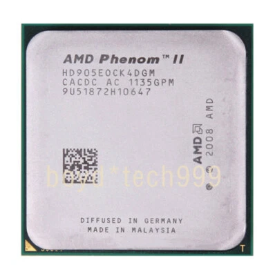 AMD Athlon II X4-600E X4-605E X4-610E X4-615E 900E 905E CPU Socket AM3 Processor - Image 1 of 4