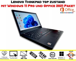 Lenovo Ryzen PRO Quad-Core✅Touchscreen✅16g DDR4✅256GB NVMe✅ 2x Akku✅Win11 - Bild 1 von 8