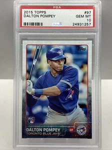 2015 TOPPS DALTON POMPEY RC #97 PSA 10 MINT *POP 4 - Picture 1 of 2