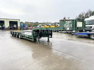 BROSHUIS 4 AXLE STEP FRAME LOW LOADER - Picture 1 of 12
