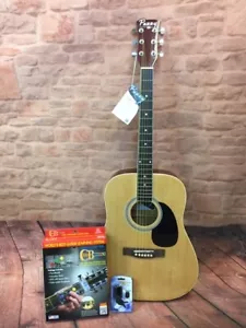 Chordbuddy Adult Dreadnought Acoustic Guitar Right-Hand Combo - Natural Finish - Bild 1 von 1