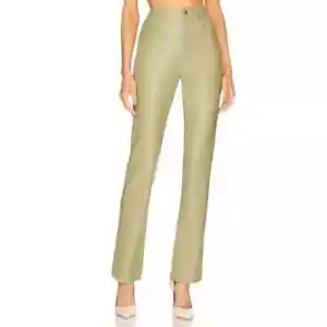 ~ 128 $ unverbindliche Preisempfehlung des Herstellers WeWoreWhat butterweiche vegane Lederhose 25 haferfarben neu mit Etikett ~ - Bild 1 von 6