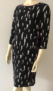 Jaeger 8 long sleeved silk shift dress - Bild 1 von 5