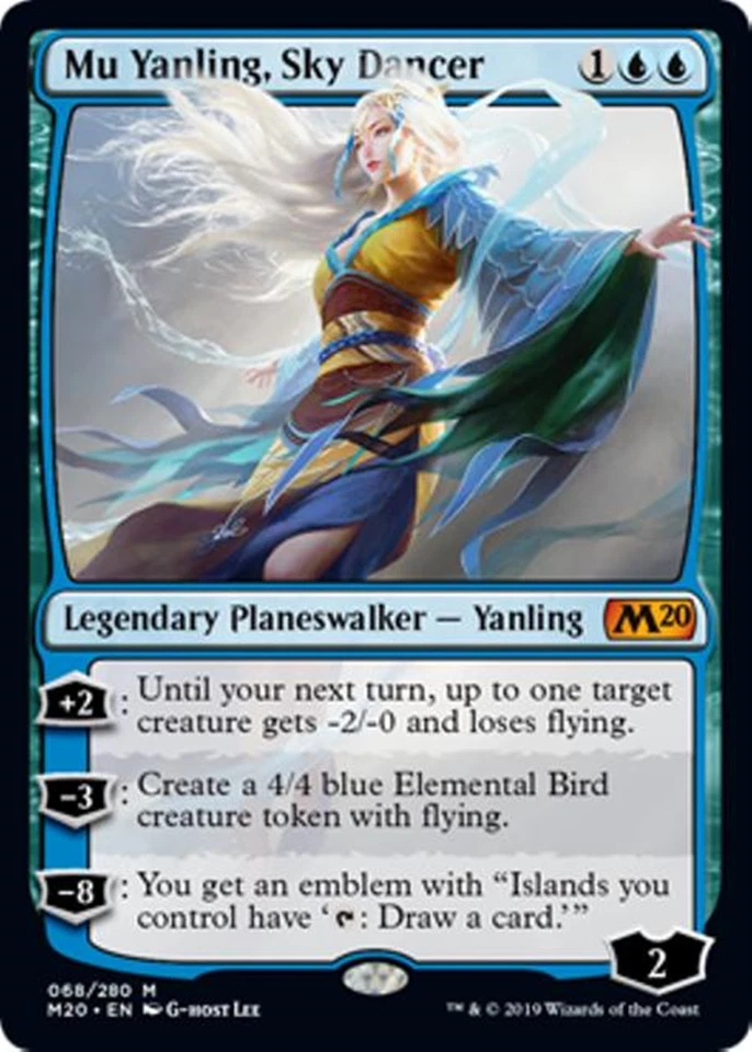 MTG - MU YANLING, SKY DANCER - M20/Core Set 2020 (M) - Image 1 of 1