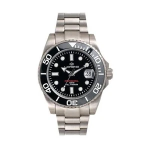 Orologio Unisex Solo Tempo LORENZ 030196AA in Titanio con Fondo Nero e Datario - Imagen 1 de 3