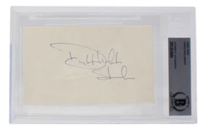 Donte Stallworth Autographed 3x5 Index Card Beckett BAS COA “Hands” Inscription! - Picture 1 of 2