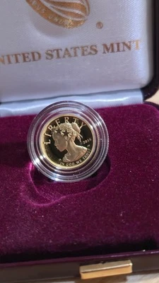 American Liberty Proof 2018-w 1/10 oz oro Foto 1 de 4