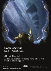 Godless Shrine (Borderless) (Galaxy Foil) Edge of Eternities (EOE) NM Near Mint - Picture 1 of 1