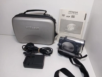 Hitachi DZ-MV5000E DVD Video Camera  Handycam Manual Tested - Image 1 of 4