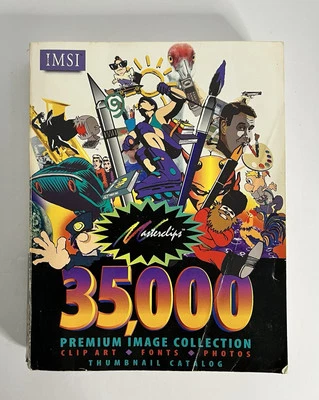 PC Masterclips 35000 Premium Image Collection CATALOG 1996 - Image 1 of 2