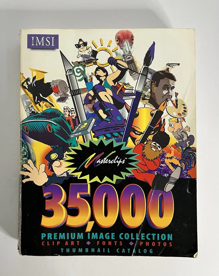 PC Masterclips 35000 Premium Image Collection CATALOG 1996 - Image 1 of 2