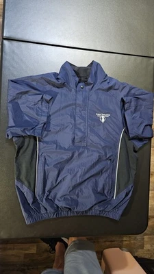FootJoy DryJoys Pullover Chaqueta Para Hombres M Azul Robert Trent Jones Golf Trail Lluvia Foto 1 de 4