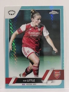 2022-23 Topps Chrome UEFA 10 Kim Little Aqua Prism Refractor - Picture 1 of 2