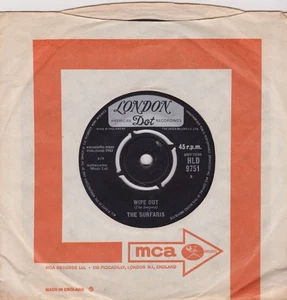 The Surfaris ‎– Wipe Out (London 1963) 7" vinyl single VG/- - Bild 1 von 4