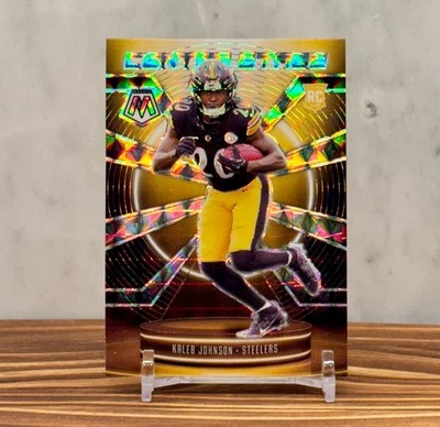 2025 Mosaic - Kaleb Johnson - SP Rookie Center Stage Mosaic Prizm - Image 1 of 3