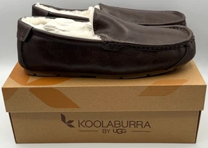 Koolaburra Ugg M Tipton Smooth Slippers Mens Size 11 Brown Comfort 1154810 - Picture 1 of 9