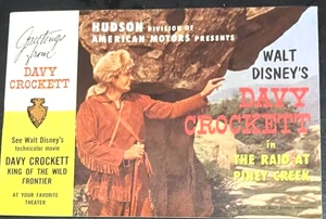 Davey Crocket Comic Story 1955 Hudson Advertisement Wasp Hornet 1950s TV Show - Picture 1 of 5