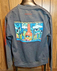 Makers Mark Detroit Sweatshirt Art by Sheefy McFly Medium schwarz What Up Doe? - Bild 1 von 9
