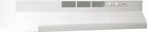Broan 4124 24"W Steel Non Ducted Under Cabinet Range Hood - White - Picture 1 of 2