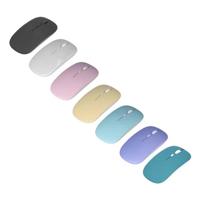 ✈Wireless Mouse Rechargeable DualMode 2.4G Ergonomic Mute Optical Computer - Image 1 of 4