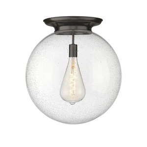 Innovations Lighting 221-1F-20-18 Beacon Flush Beacon 18"W Flush - Oiled Brass / - Picture 1 of 12
