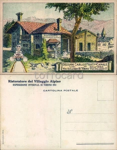 CUNEO PROVINCIA-SALUZZO-RISTORANTE VILLAGGIO ALPINO DEZZANI CANALE-D17-138 - Foto 1 di 1