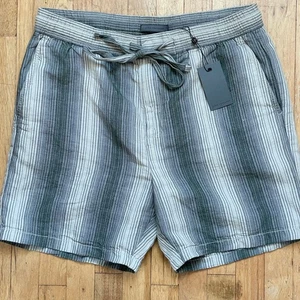 John Varvatos David Shorts Gr. 32 Baumwolle & Hanf Neu mit Etikett grün grau hellbraun - Bild 1 von 7