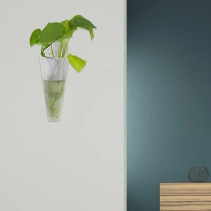 Macetas colgantes de pared de plástico para plantas de interior 2 piezas - Imagen 1 de 12