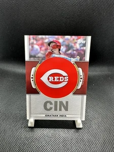 2023 Topps #TLP-JI Jonathan India Team Logo Commemorative Patch Cincinnati Reds - Picture 1 of 2
