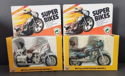 ZEE Toys 2 x Super Bikes - CBX + Kawasaki Police, Sammlerstücke unbespielt, OVP - Bild 1 von 4