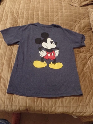 Boy's, Disney, Mickey Mouse, Dark Gray Tee Shirt, Size: XL, Excellent Condition - Image 1 of 4
