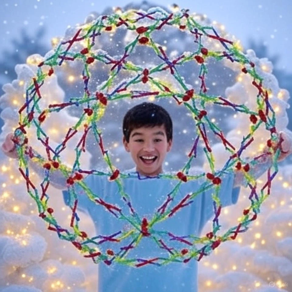  "Grande sfera arcobaleno originale Hoberman, 9,5""- 30" - Immagine 1 di 4