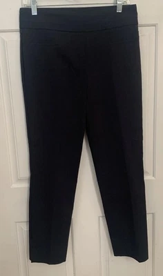 Pantalones elásticos al tobillo Renuar talla 6 azul marino 30x27 Foto 1 de 4