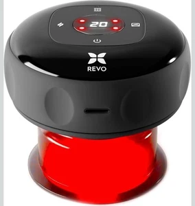 REVO The Original 4-in-1 Smart Cupping Therapy Massager Red Light Therapy - Picture 1 of 9
