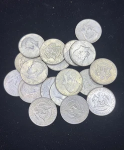 1 ROTOLO 40% argento Kennedy mezzo dollaro - $10FV circolato a non circolato #2 - Foto 1 di 2