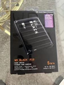 Western Digital WD Black P10 5TB External Game Hard Drive Brand New Sealed - Photo 1/3