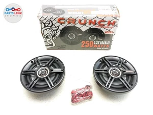 Pair New Crunch CS525CX 5.25" 250 Watt 2 Way Car Audio Coaxial Speakers 4 Ohm - Picture 1 of 9