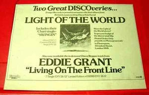 Light Of The World/Eddy Grant Vintage ORIG 1979 Press/Magazine ADVERT 11"x 8" - Picture 1 of 3