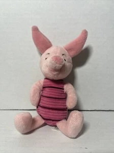 Disney World Park WINNIE POOH Vintage Piglet Stuffed bean bag Plush 8” - Picture 1 of 5
