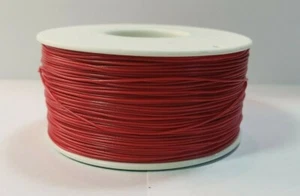 30 AWG Gauge Solid core Wire Red 25 ft 0.0100" 600 Volts USA SOLD/SHIP - Picture 1 of 3